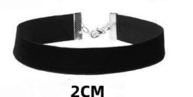 Goth Black Velvet Choker Necklaces Gothic Style Rope Women Neck Decoration Chocker Jewelry On The Neck Collar For Girl Kpop