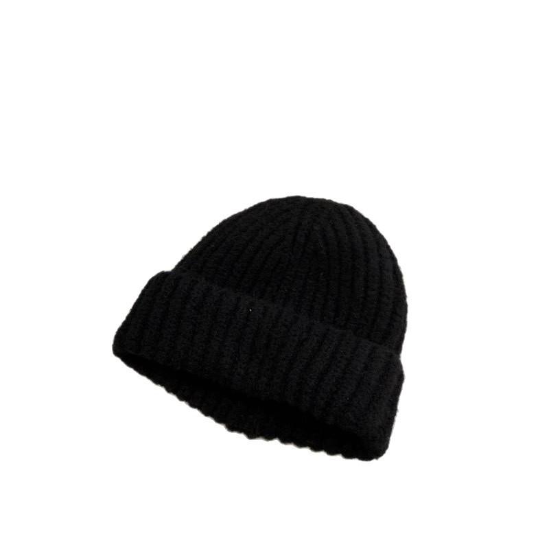 Autumn/Winter Warm Knit Wool Hat: Stylish Korean-Style Beanie for Women