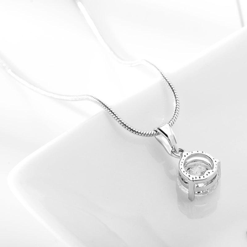 C153 Hot Selling Jewelry Zircon Jewelry Set Water Drop Necklace Earring Set Jewelry