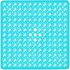 1pc 21x21inch Square Non-Slip Shower Mat – Anti-Slip Shower Mats– Secure Grip for Shower Stall Floors - Bathroom Mat Clear