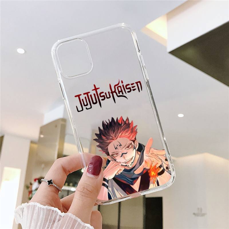 Capa de celular RUICHI Jujutsu Kaisen Anime para Samsung GalaxyS20 S21 S30 FE Lite Plus A21 A51S Note20 Transparente