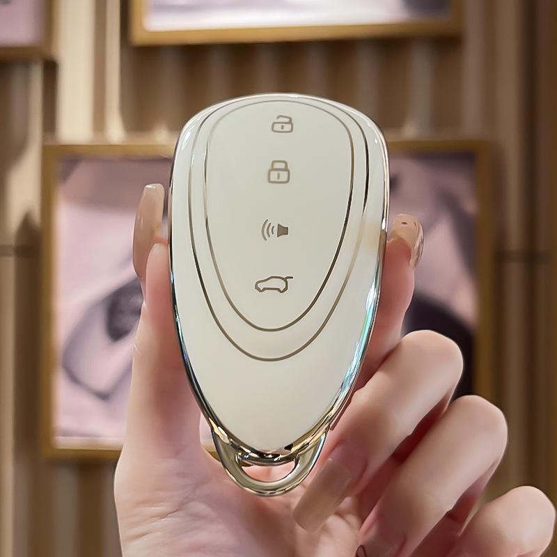 Compatible WEY Lanshan 2025 Model and New Mocha Smart Driving Key Protective Case Bumper.