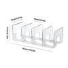 Handbag storage rack Organizer 4 Slots Transparent Closet Purse Storage Rack Acrylic Wardrobe Bag Storage Holder Purse Display