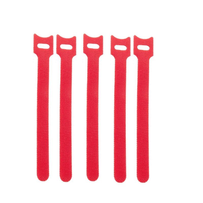 25pcs Reusable Cable Ties, Releasable Wire Management Straps for Earphones Mouse Cables, Nylon Organizer Ties Quick Release