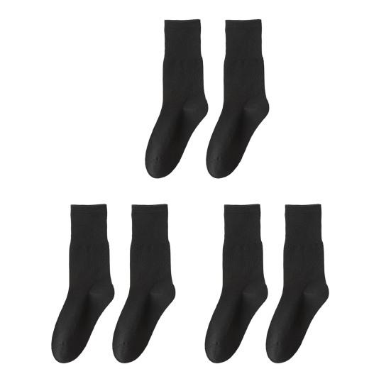 3/6 Paar Damen Crew Socken Nahtlose Sportliche Laufsocken Weiche Atmungsaktive Frotteesocken Lässige Mittelhohe Knöchelsocken