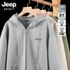 JEEP SPIRIT Men's Heavyweight Zip-Up Hoodie Jacket