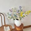 Fake Flowers Bouquet Bendable Silk Fake Flowers Vase Arrangement Flowers Realistic For Photography Props Home Decoration Office