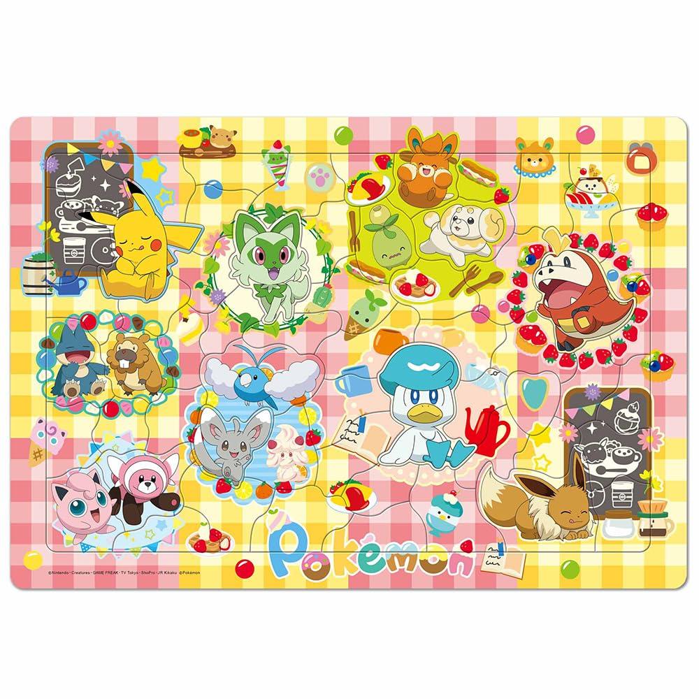 

Tenyo in Snack Time Fun Silhouette Antibacterial Includes Storage Ages (Tenyo) [Made Japan] Child s Puzzle, Pokémon (Pokémon), 60-Piece Children s