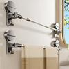 Punching-Free Suction Cup Towel Bar Retractable Paper Towel Holder  Storage Supplies
