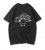 Koreanstyle Fun Patterned Printed Mens Tshirt Loose Summer Top Casual Shortsleeved for Both Men and Women