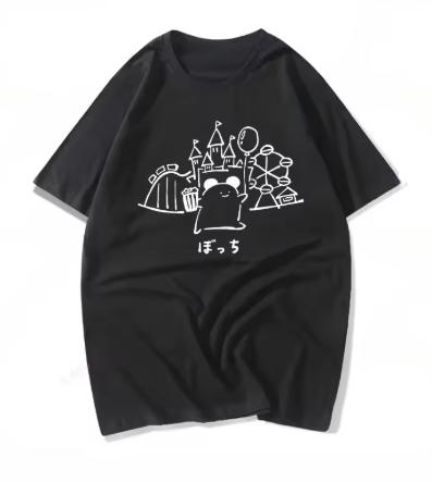 Koreanstyle Fun Patterned Printed Mens Tshirt Loose Summer Top Casual Shortsleeved for Both Men and Women