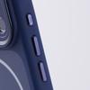 Matte Solid Color PC+Silicone Magnetic for Original Magsafe Case For iPhone 17Pro 16Pro 17Pro Max Touch Camera Button Back Cover