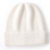 Cashmere Hat Women's Knitted Wool Hat Autumn and Winter Warm Bag Head Cold Hat Showing Face Small Flanged Hat