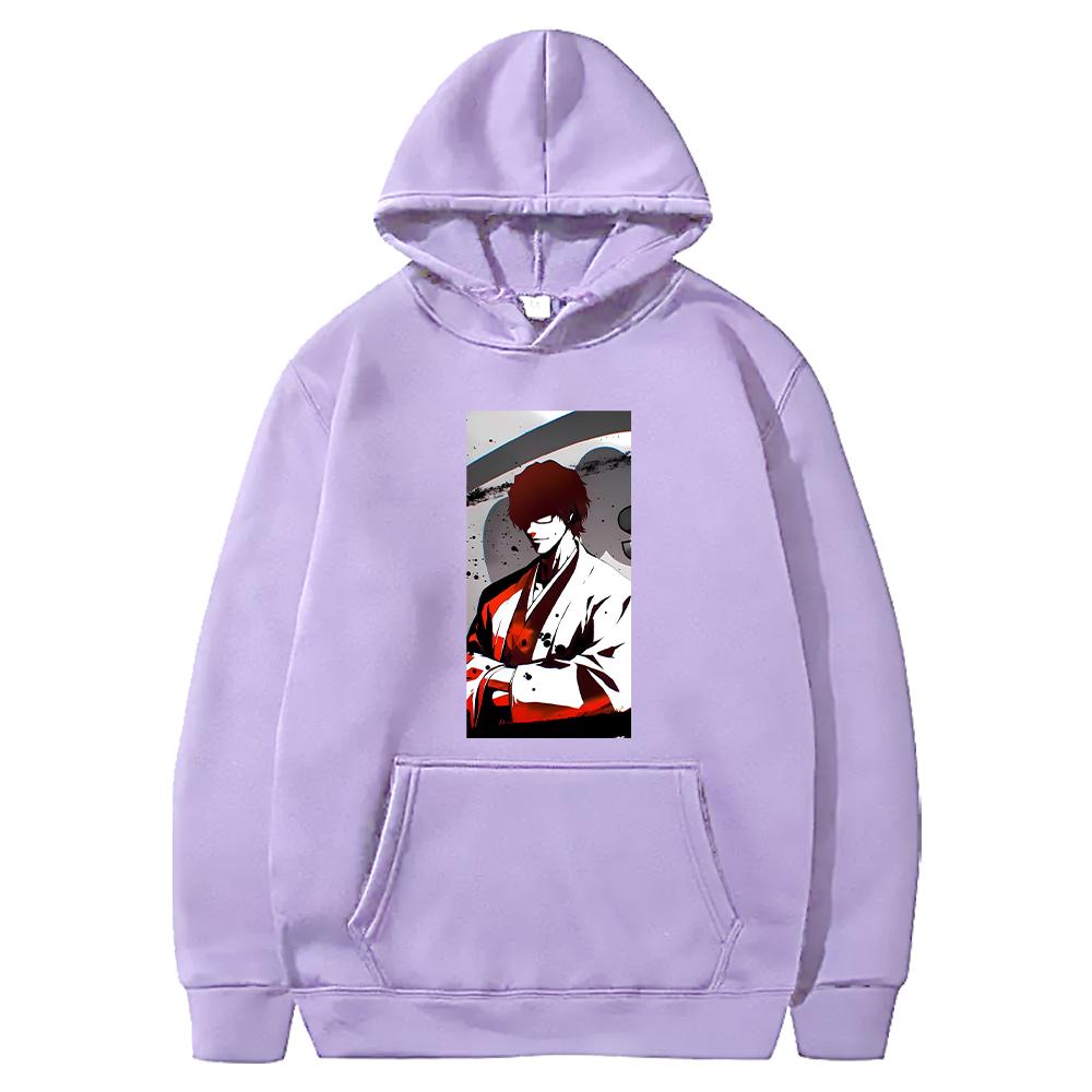Harajuku Anime Manga BLEACH Kurosaki Ichigo Graphic Printed Hooded Men Women Classic Hoodies Oversized Pullover Male Sweatshirt