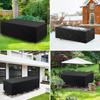 Multi Size Large Outdoor Table Cover Heavy Duty Garden Furniture Protector Windproof Anti UV Durable Cover