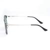Polarized Sunglasses Face Matte Clear Black SMOKE [Bunny Walk] BW-027 BW-0271F &