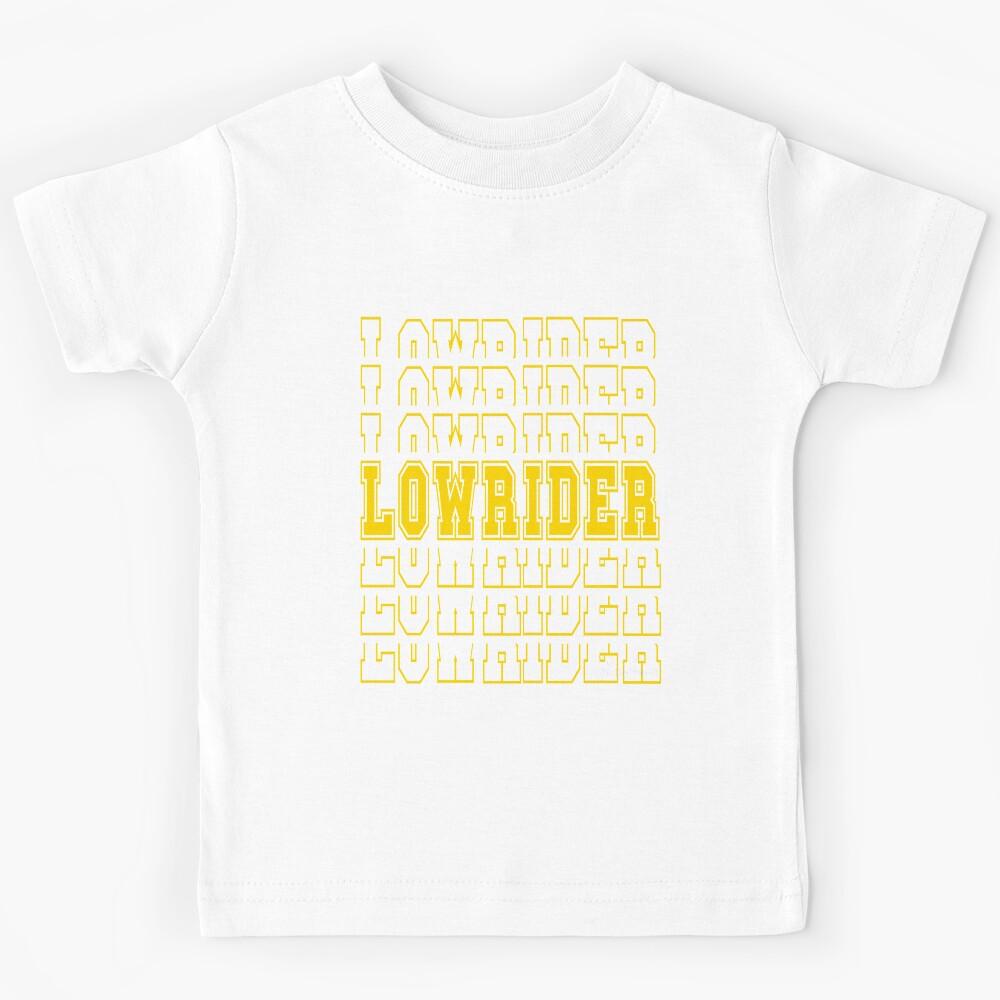 Lowrider Gold Word Art V1W Kids T-Shirt 110