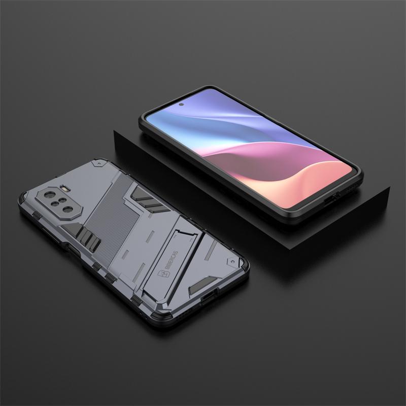 For Xiaomi PocoF3 Case Rugged Armor Shockproof Phone Case For Poco Poko Little F3 F 3 3F Car Magnetic Holder Stand Back Cover