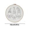 Craft Christmas Cross Stitch Kits With Embroidery Hoop Christmas Decoration  Embroidery Beginners