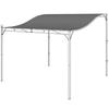 Replacement Roof for Pergola Sun Sail for Patio Roofing Replacement Roof Tarp for 3 X 3 M Gazebo 298x293 Cm Dark Grey