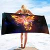 Phoenix Beach Towel Microfiber Quick Dry Sand Free Towel Travel Beach Towels Lightweight Beach Towel Pool Swimming Gym Travel
