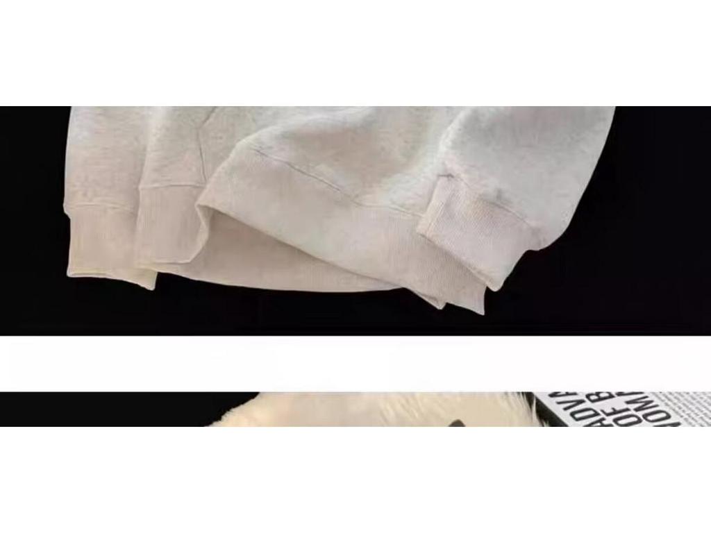 Felpa con Cappuccio Unisex Stampa Cuccioli Autunno/Inverno 2025 - Trendy Vestibilità Larga Manica Lunga