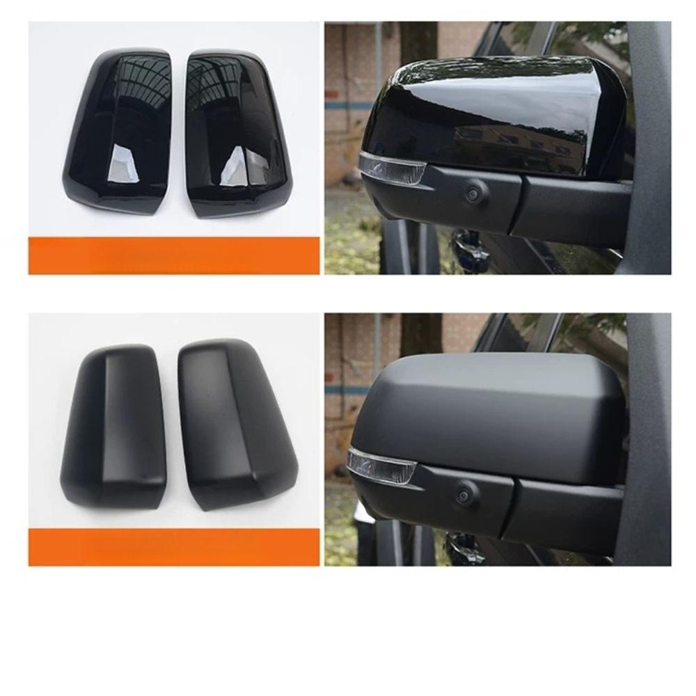 For Ford Ranger 2023-2026 Car Rearview Mirror Cover Carbon Fiber Anti Scratch Side Mirror Shell Exterior Car Accessories