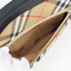 Used Burberrys Shoulder Bag Nova Check canvas/leather beige black one belt