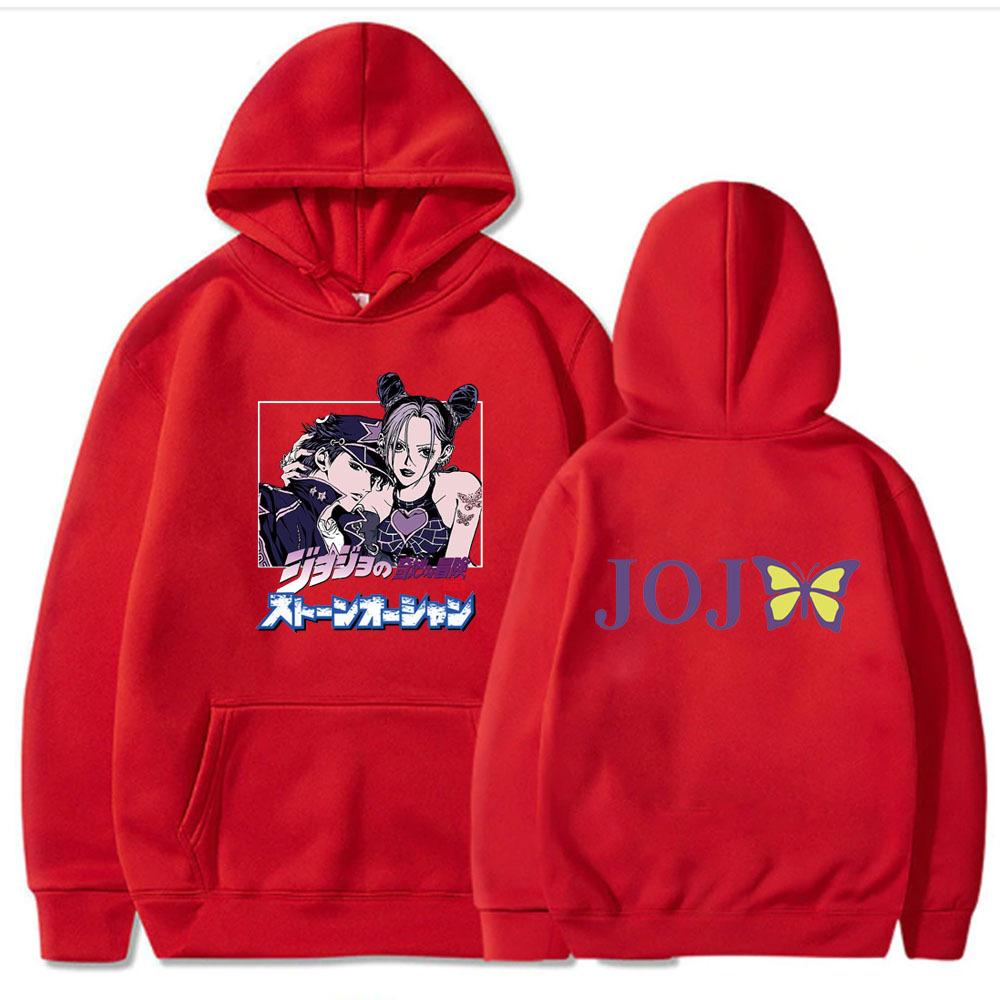 Bizarre Adventure Jojo Men's Hoodies Boys Harajuku Girls Pullover Fancy Music Gift Loose Comfortable Sweatshirt