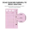 Eyelash Extension Scale Holder Magnetic Acrylic Lash Board Glue Pallet Cup Clean Hygienic False Eyelash Pad Eyelash Makeup Tools