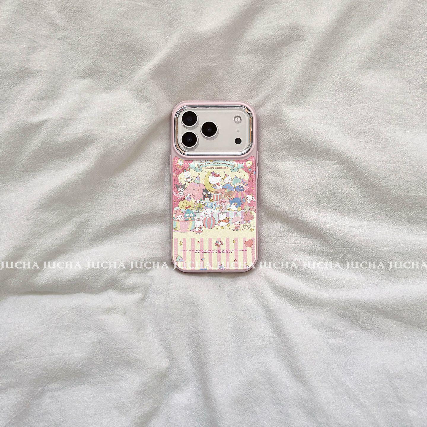 

Cartoon Circus iPhone 17 Pro Max Drop-Proof Phone Case for Women 13 Pro Max