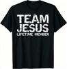 Funny Team Jesus Christian Faith Pray God Religious TShirt Funny Jesus T Shirt Unisexs Clothing Women Graphic 2026 Summer T Shirt