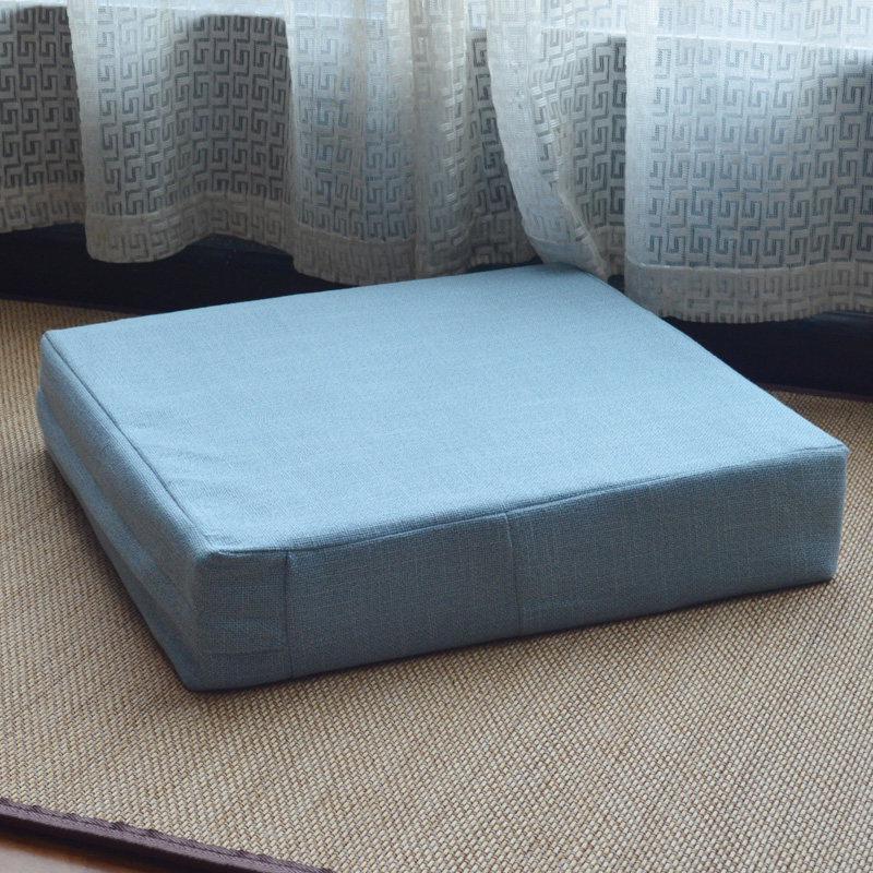 Washable Thickened Four Seasons Japanese Tatami Square Seat Cushion for Floor and Coffee Table.