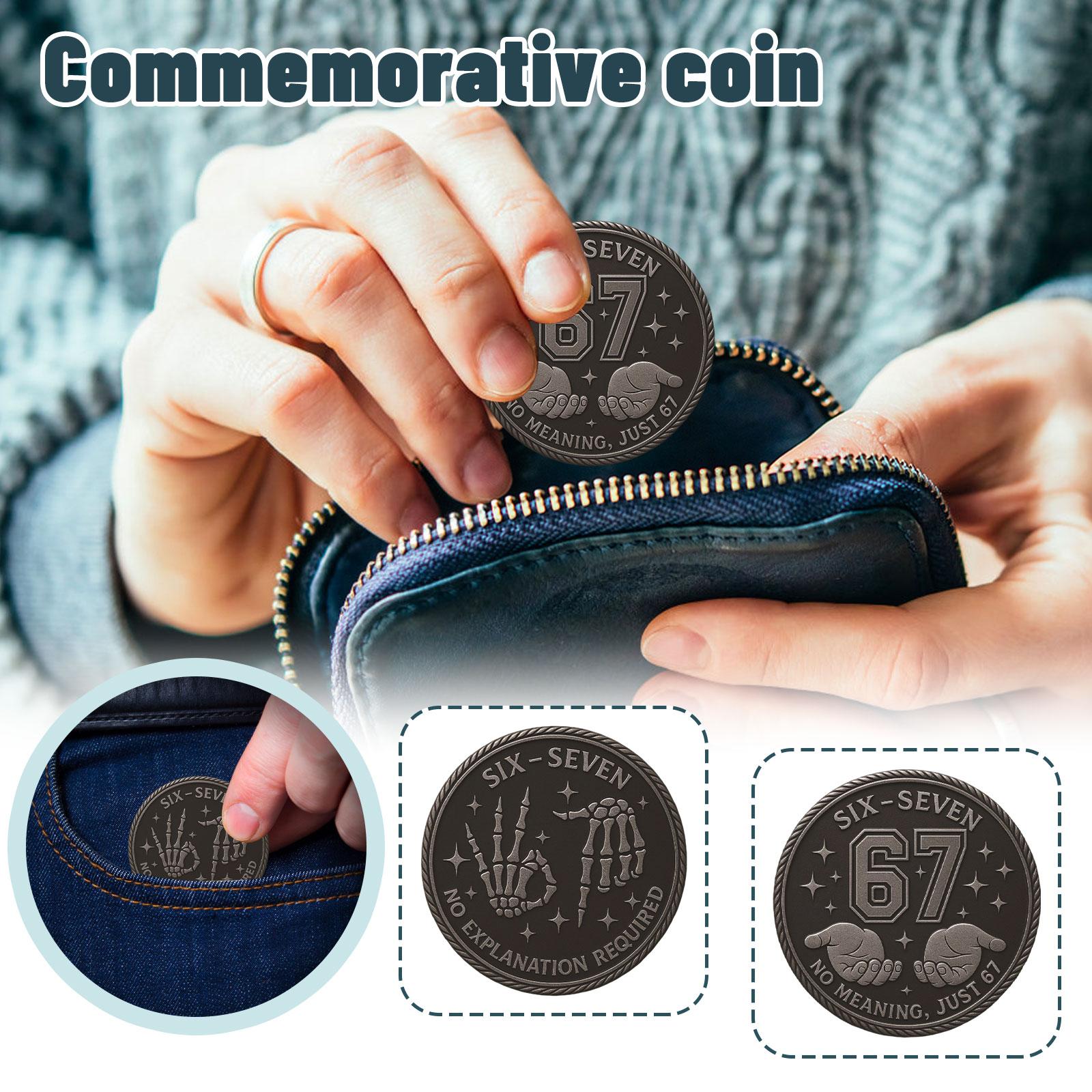 

Creative Six Or Seven Fun : Home Decor Tabletop Ornaments And Funny Coin Decorations One Size