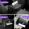 Car Tissue Bag For BMW 1 3 5 7 Series E38 E46 E60 E90 E87 G30 G20 G11 G70 X1X3X5 X6 X7 Seat Back Napkin Case Armrest Kleenex Box