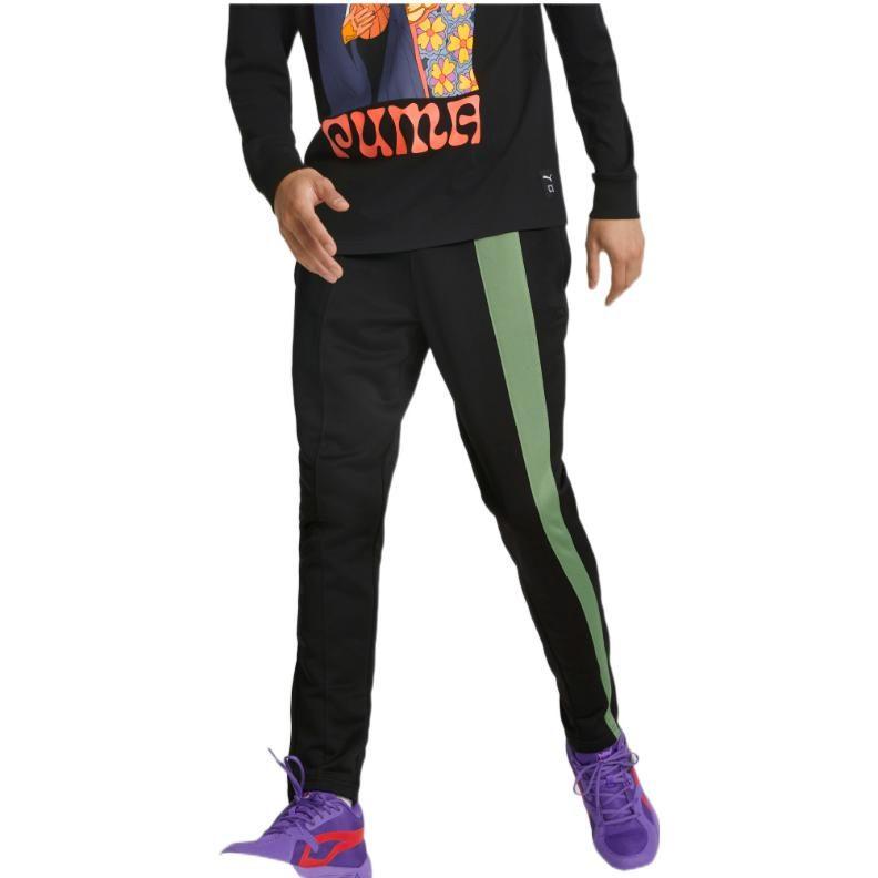 Puma Sports Pants Men's Gray Green Moderate 532105-15