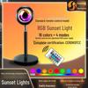 Creative Sunset Projection LED Night Light for Atmosphere & Photography