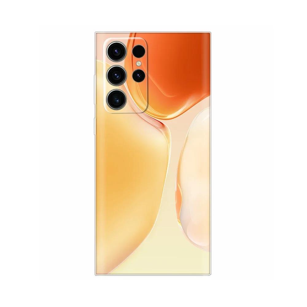For Samsung S24 Ultra Case Soft Silicone Painted Phone Cover For Samsung Galaxy S24 Ultra S24+ Plus S24 FE Cases Coque Funda Bag