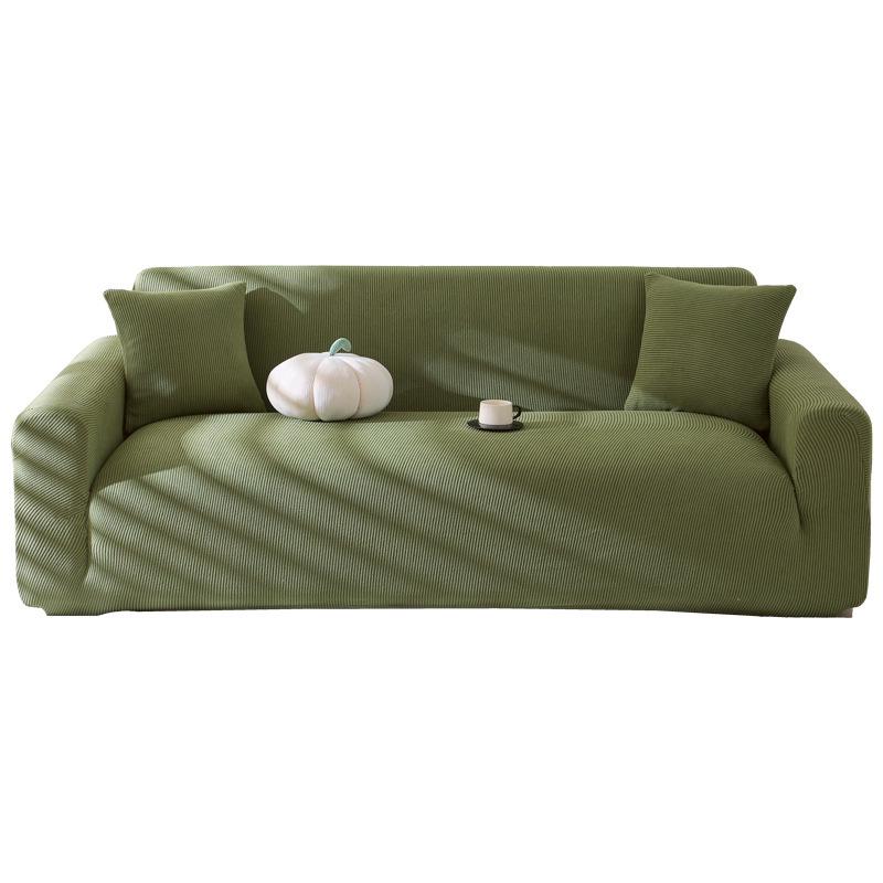 2025 Universal Stretch Thickened Corduroy Sofa Cover - Dustproof, Protective, Full Wrap, All-Season