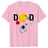 Astronaut Birthday T-shirts Family Astronaut Clothing Rocket Tshirts Short Sleeve Birthday Space Boys T-shirts Clothing
