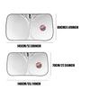 Para Morris Garages MG MG5 MG3 MG4 MG6 MG7 Hector Cubierta Parasol para Ventana de Coche Visera para Parabrisas Sol Viento Cortina Plegable Protección UV