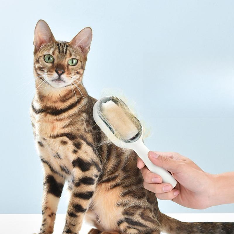 Dog Massage Comb Pet Cleaning Remove Hair Comb Cat Wipes Comb Sticky Dog Float Hair Cat Pet Beauty Gift Cotton Towel Essence