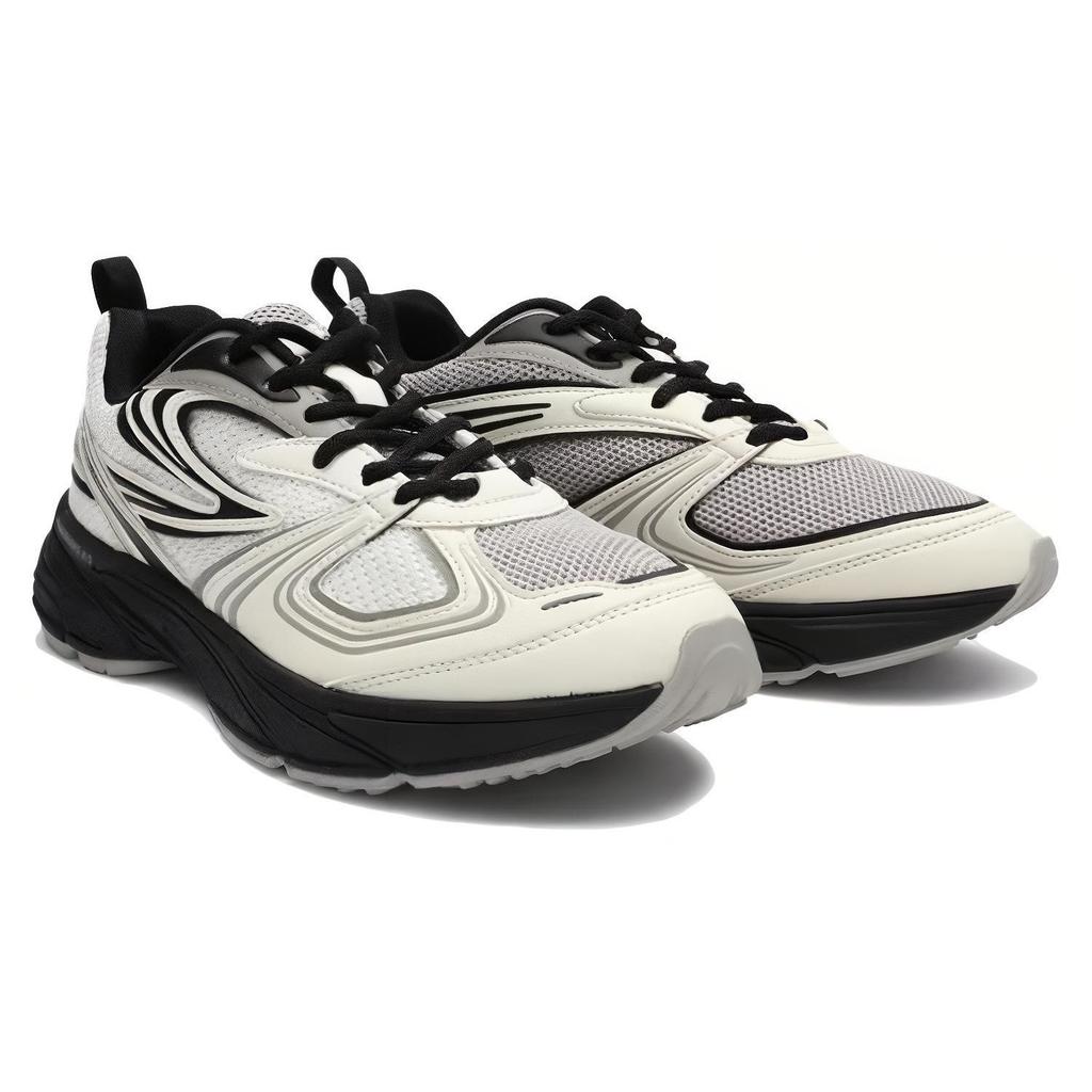 FILA Interrun Retro Trend Mesh Synthetic Leather Low-Top Casual Running Shoes Unisex sneakers White 1RM02699G-013