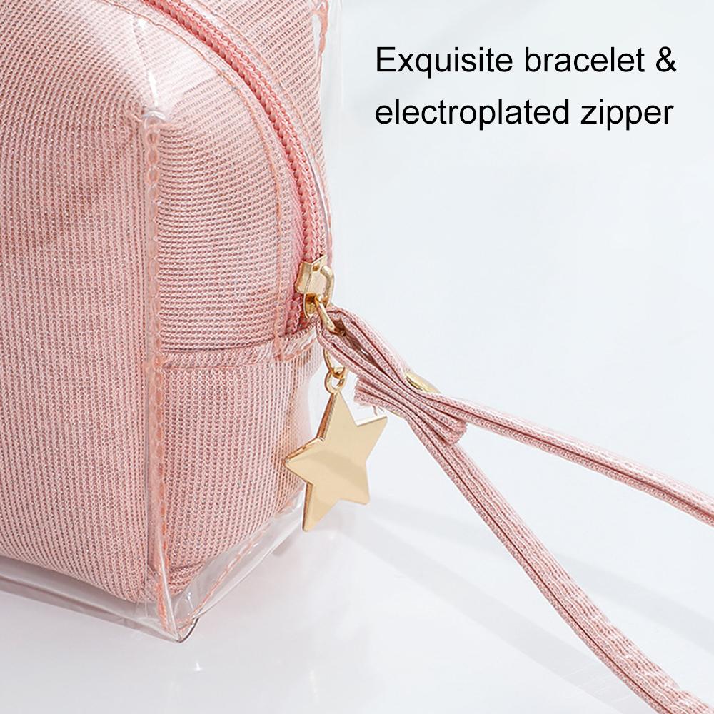 Cosmetic Bags Portable With Handle Strap For Bathroom, Vacation And Organizing