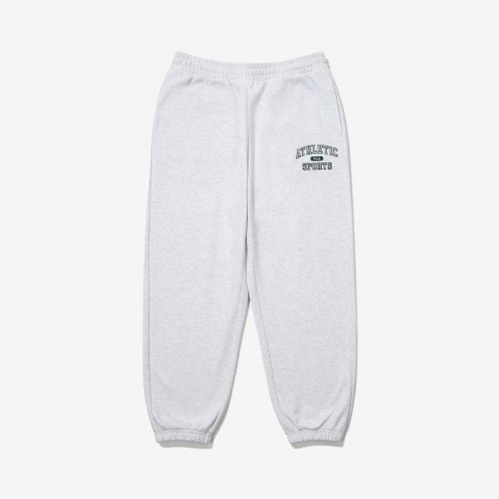 Fila Cotton Blend Graphic Jogger Pants WHITEMELANGE/095
