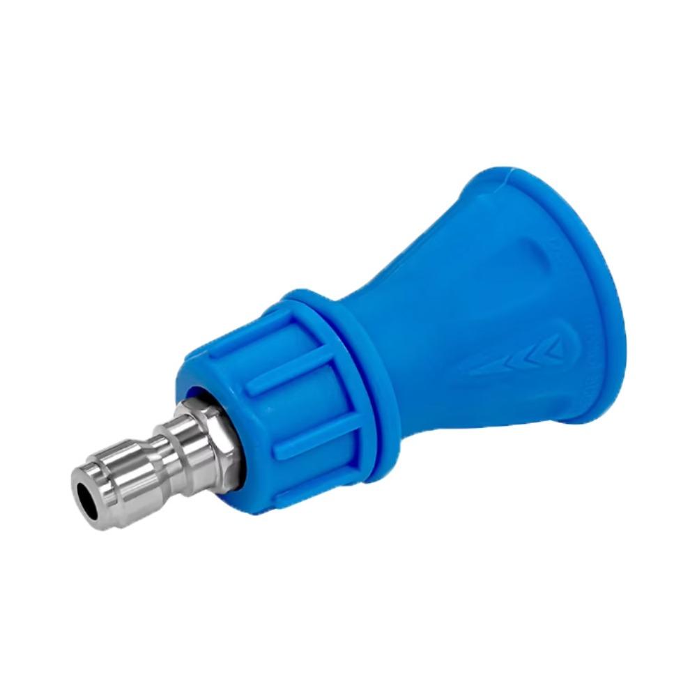 Rubber Cover Pressure Washer Nozzle Set High-pressure Sprayer Adapter Heavy-Duty Applications Blue