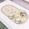 40 * 84 Cm Vintage Embroidered Lace Rectangular Tablecloth For Wedding Party Home Table Decoration S