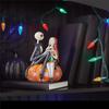 Enesco Jack and Sally Sitting On a Size 11 X 12 X DTR6014358 Statue/Figure "Disney Traditions" Pumpkin, 16.5 Cm,