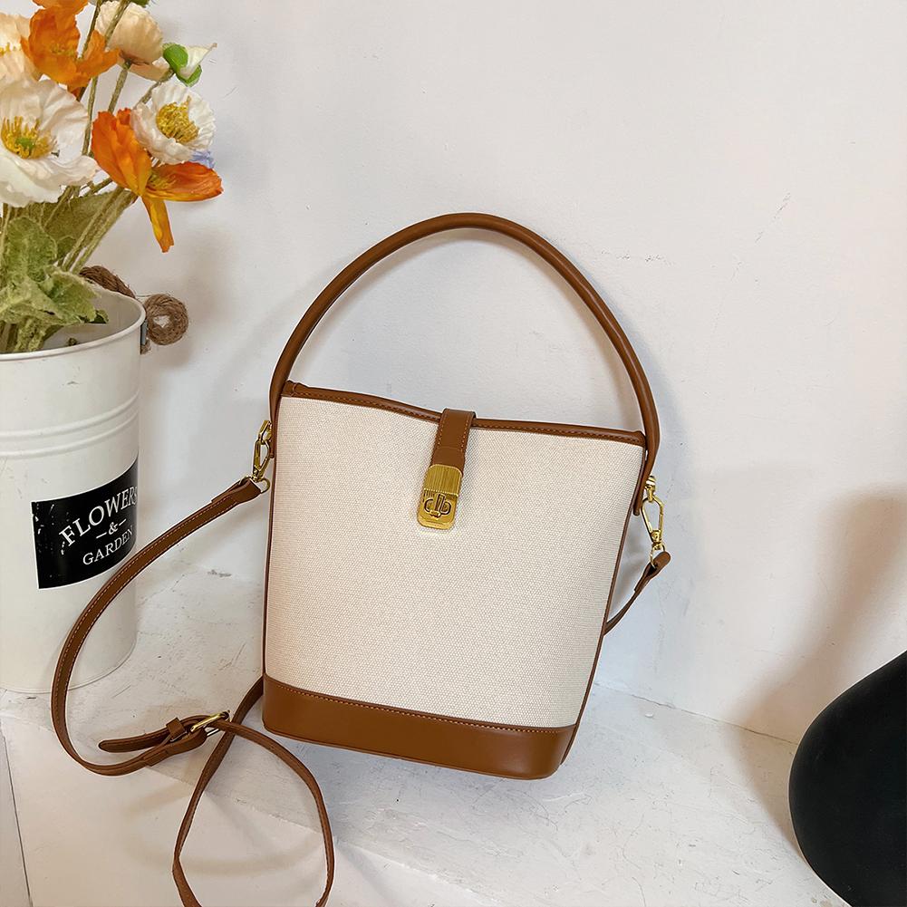 Geantă de umăr de lux pentru femei cu curea detașabilă Geantă de mână versatilă din piele PU Geantă crossbody cu găleată Geantă de întâlnire pentru femei