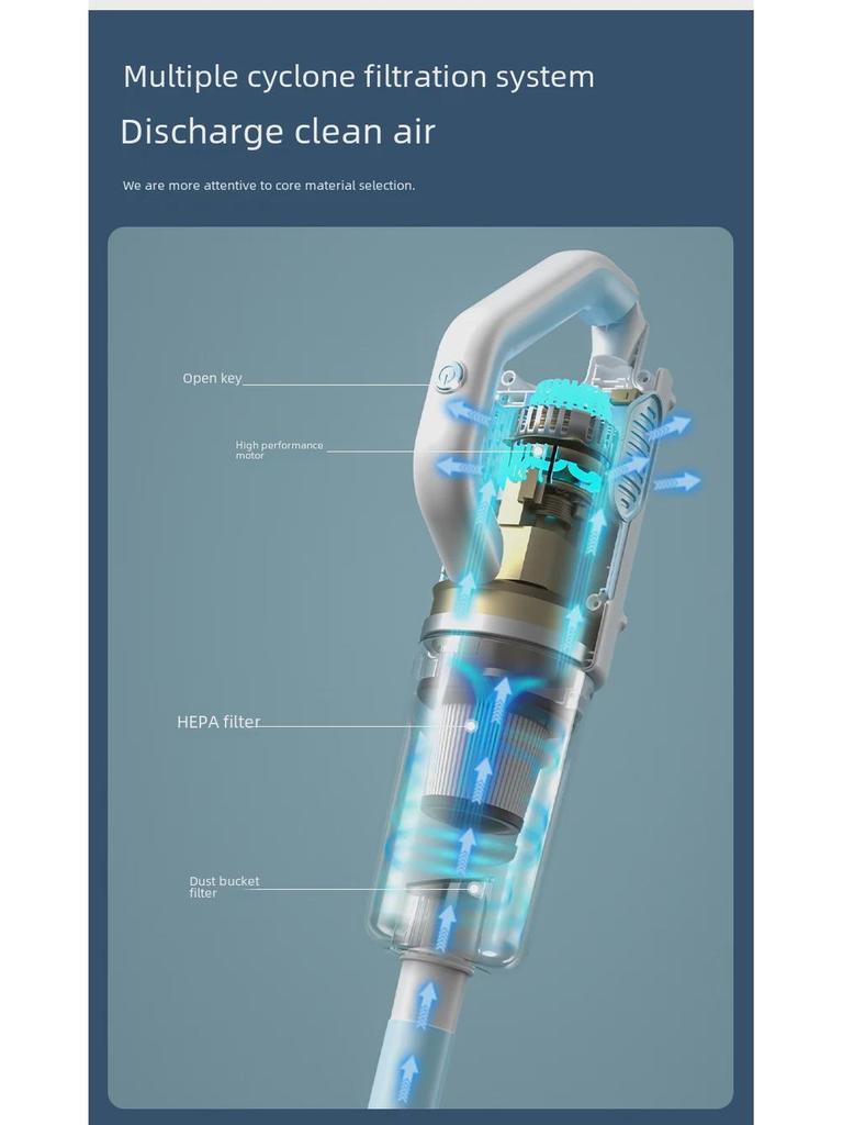 Chigo High-Power Handheld Wired Household Vacuum Cleaner